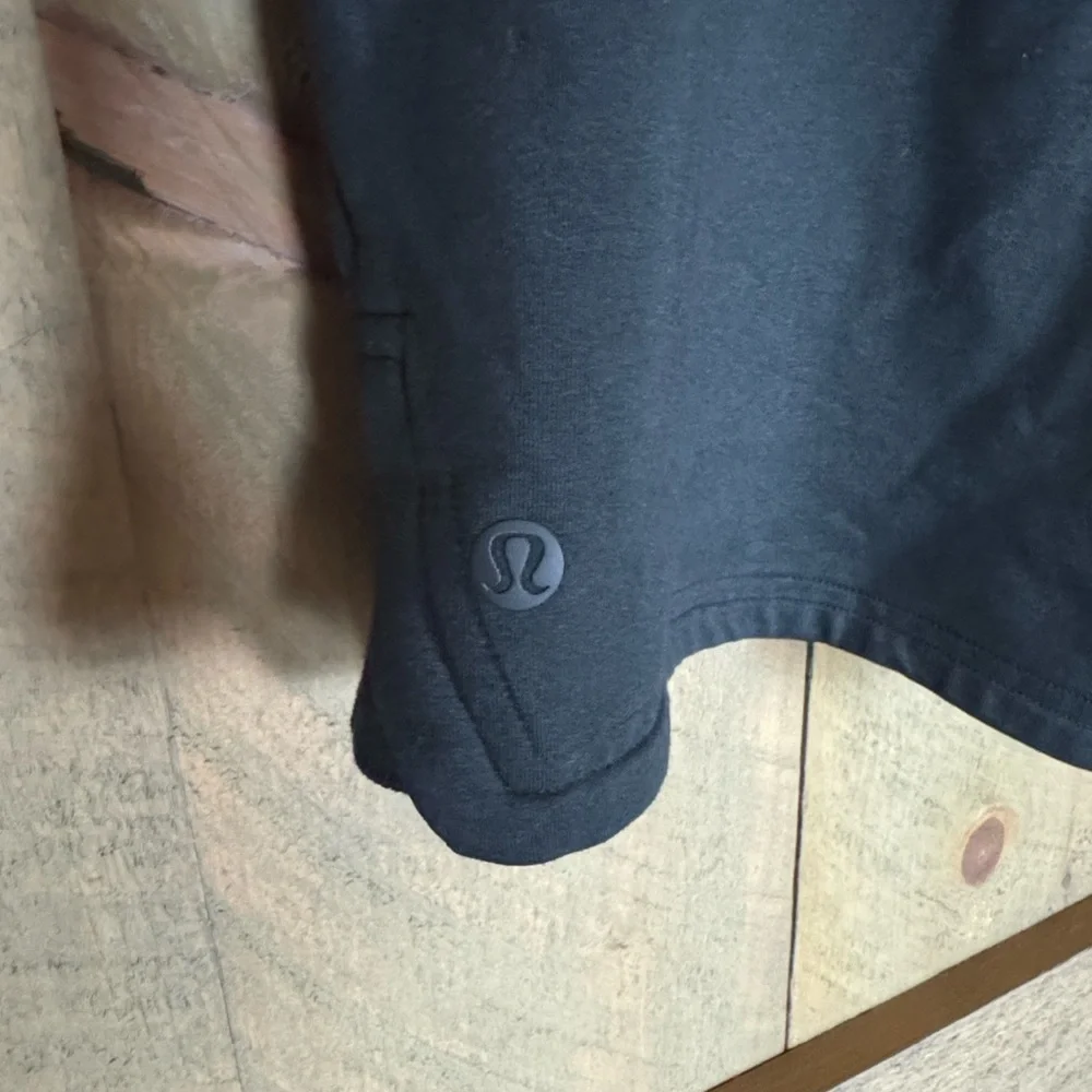 Lululemon Athletica French Terry v-neck romper Black Size 2 - Picture 13 of 15